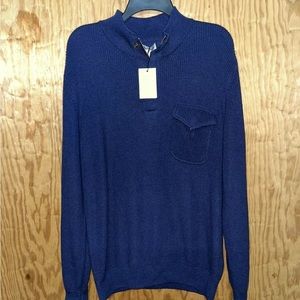 Peter Millar Mens Morningside 1/4 Zip Cotton Sweater